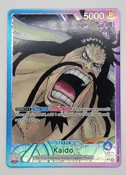 Kaido Parallel Leader OP01-061 Romance Dawn Pre Errata Wave 1 NM Alt Art - Image 1