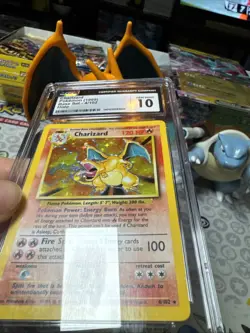 Charizard 4/102 Holo Rare - CGC Gem Mint 10 - Base Set - Pokemon TCG 1999 - Image 4