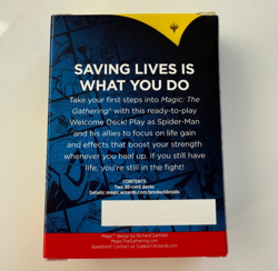 Magic The Gathering Marvel Spider-Man Welcome Deck White Two 30 Card Decks NEW - Image 2