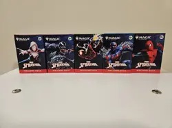 2025 Magic The Gathering Marvel Spider-Man Welcome Deck Complete Set 5- SDCC MTG - Image 1
