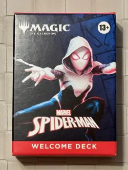 Magic: The Gathering Marvel Spider-Man Welcome Deck Red Spider Gwen Sealed New - Image 1