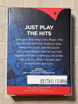 Magic: The Gathering Marvel Spider-Man Welcome Deck Red Spider Gwen Sealed New - Image 2