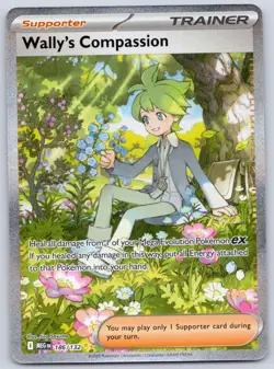 Wally's Compassion 186/132 SIR (NM) - ME01: Mega Evolution - Pokemon TCG - Image 1