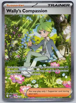 Wally's Compassion 186/132 SIR (NM) - ME01: Mega Evolution - Pokemon TCG - Image 1