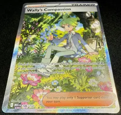 Wally's Compassion 186/132 ME01: Mega Evolution SIR Pokemon TCG NM - Image 4