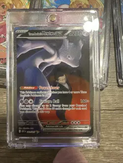 Team Rocket’s Mewtwo ex 281/217 SIR Secret Ascended Heroes Pokemon IN HAND MINT - Image 1