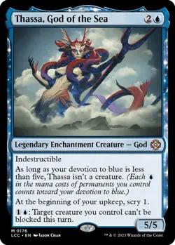 MTG Thassa, God of the Sea - Commander: The Lost Caverns of Ixalan Rare NM #176 - Image 1