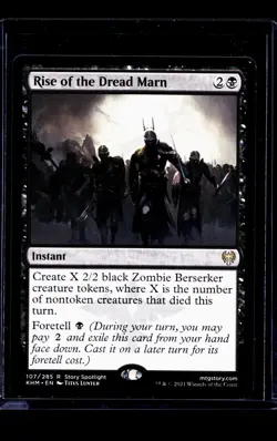 2021 MTG Magic The Gathering KHM Kaldheim #107 Rise of the Dread Marn - Image 1