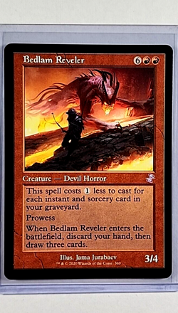 2021 MTG Magic the Gathering Time Spiral Remastered #340 Bedlam Reveler Rare - Image 1