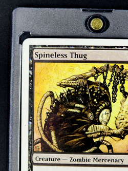 2005 MTG Magic the Gathering 9th Ninth Edition Core #165 Spineless Thug Black - Image 4