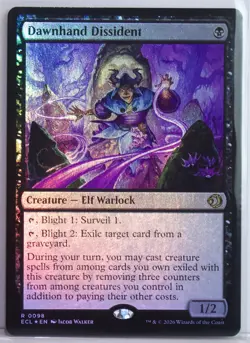 Dawnhand Dissident [New, Near Mint] *Foil* {Lorwyn Eclipsed} - Image 1