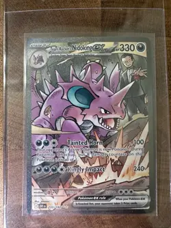 Team Rocket’s Nidoking EX - Destined Rivals SIR 233/182 (NM) Pokemon TCG - Image 1