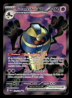 Carte Pokemon : Tutankafer EX 224/182 Faille Paradoxe Francaise Fr - Image 1