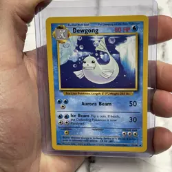Vintage Pokemon Card Base Set Unlimited Dewgong 25/102 Uncommon NM/MT Pokemon - Image 1