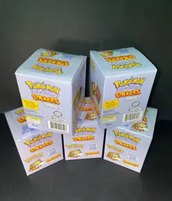 Pokemon 5 x Series 1 Stickers Box Artbox Sealed Vintage 1999 - Image 2