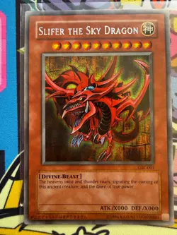 Yu-Gi-Oh Slifer the Sky Dragon GBI-001 Secret Rare MP - Image 1
