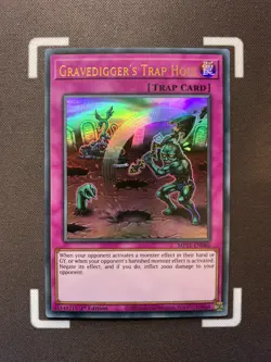 Gravedigger's Trap Hole - MP21-EN086 - Ultra Rare - 1st Edition Yugioh - Image 1