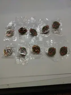 Lot of 200 Yu-Gi-Oh! Trading Card Game Pins New Sealed Yugioh League Pins - Image 1