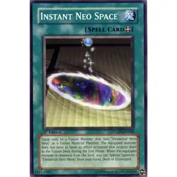 Instant Neo Space PTDN-EN048 Yu-Gi-Oh! Card Common 1st Edition - Image 1