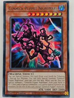 Yu Gi Oh - BLC1-EN040 Gimmick Puppet Nightmare - Silver Ultra Rare - Image 1