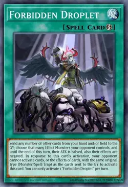 Forbidden Droplet Yu-Gi-Oh! L5DD-ENY29 1st Common - Image 1