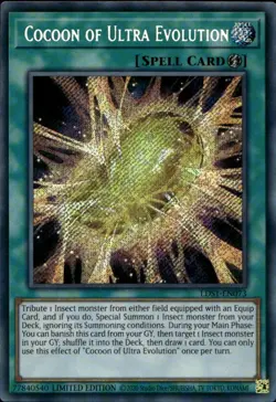 Cocoon of Ultra Evolution Ltd Ed Secret Rare LDS1-EN073 Yu-Gi-Oh! - Image 1