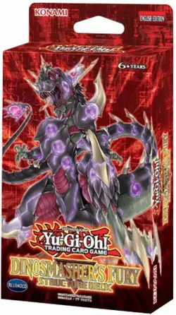 YUGIOH UNLIMITED DINOSMASHER'S FURY STRUCTURE DECK FACTORY SEALED NEW - Image 1