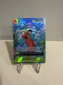 Monkey D Luffy TR OP07-109 Two Legends Treasure Rare One Piece Card Game - Image 1