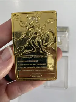 1999 MewTwo Pokemon 24K Gold Plated Trading card Limited Edition W/COA - Image 2