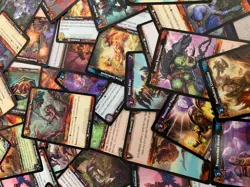WOW WORLD OF WARCRAFT TCG : 100+ ASSORTED CARDS MIX - RARES EPICS FOILS & MORE! - Image 1