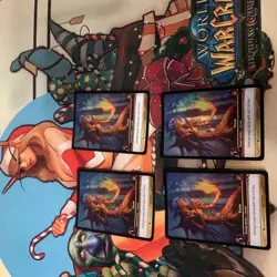 WOW WORLD OF WARCRAFT TCG : 100+ ASSORTED CARDS MIX - RARES EPICS FOILS & MORE! - Image 5