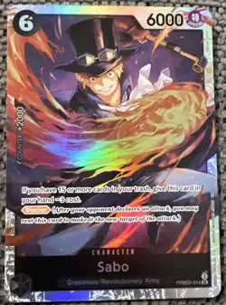 SABO - One Piece PRB02-014 - SR Super Rare - Premium Booster The Best Vol. 2 - Image 1