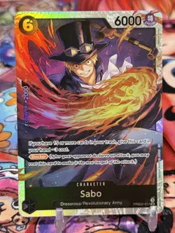 SABO - One Piece PRB02-014 - SR Super Rare - Premium Booster The Best Vol. 2 - Image 1