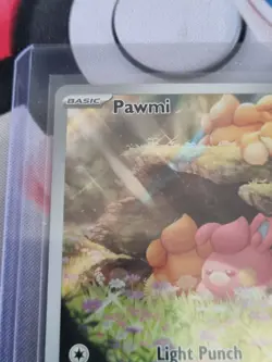Pawmi 226/091 Illustration Rare Pokemon Card Paldean Fates Scarlet & Violet Holo - Image 5
