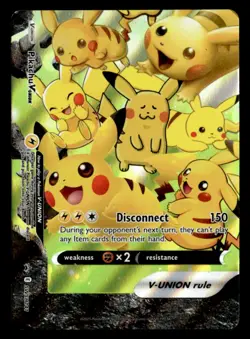 Pikachu V-Union Promo SWSH: Sword & Shield Promo Cards SWSH141 NM Pokemon TCG - Image 1