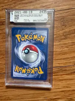 1999 Pokemon Base Set Charizard Holo #4/102 1st Edition Shadowless BGS 7 - Image 2