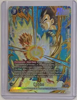 Cabba FB08-029 SR (Alternate Art) - Saiyan's Pride Dragon Ball English Card - Image 1