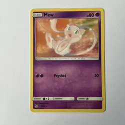 Mew 32/68 Rare Non Holo Hidden Fates Pokemon TCG Card - Image 1
