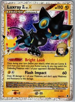 Luxray GL LV.X 109/111 Celebrations: Classic Collection - Pokemon Card - NM - Image 1