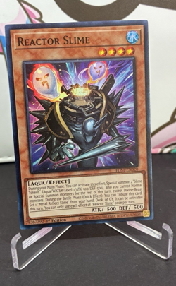 Yugioh Reactor Slime EGS1-EN020 Egyptian God Deck 1st Edition Card - Image 1