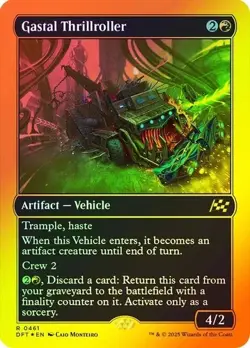 Gastal Thrillroller (First-Place Foil) - Aetherdrift - 0461 - MTG - NM - Rare - Image 1