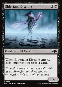 MTG Magic the Gathering Elderfang Disciple (432/779) Foundations Jumpstart LP - Image 1