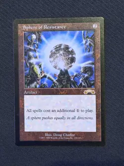 mtg x3 Sphere of Resistance x3 Exodus LP-NM great condition see pics magic - Image 2