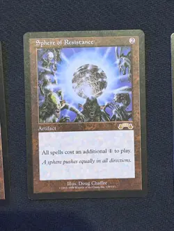 mtg x3 Sphere of Resistance x3 Exodus LP-NM great condition see pics magic - Image 3