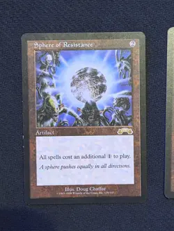 mtg x3 Sphere of Resistance x3 Exodus LP-NM great condition see pics magic - Image 4