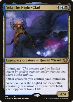 MTG Vela the Night-Clad (256/418) Starter Commander Decks LP - Image 1