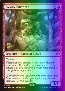 MTG Magic the Gathering Byway Barterer (129s/160) Bloomburrow Promos LP FOIL - Image 1