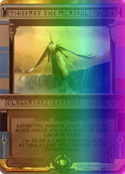 MTG Magic the Gathering Kefnet the Mindful (15/54) Amonkhet Invocations LP FOIL - Image 1