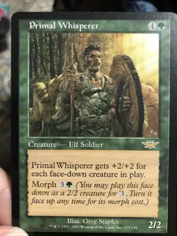 MTG Primal Whisperer Legions 135/145 Regular Rare-NM - Image 1