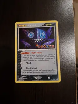 Sableye 23/107 2005 EX Deoxys Pokemon TCG Reverse Holo Rare Stamped HP/DMG - Image 3